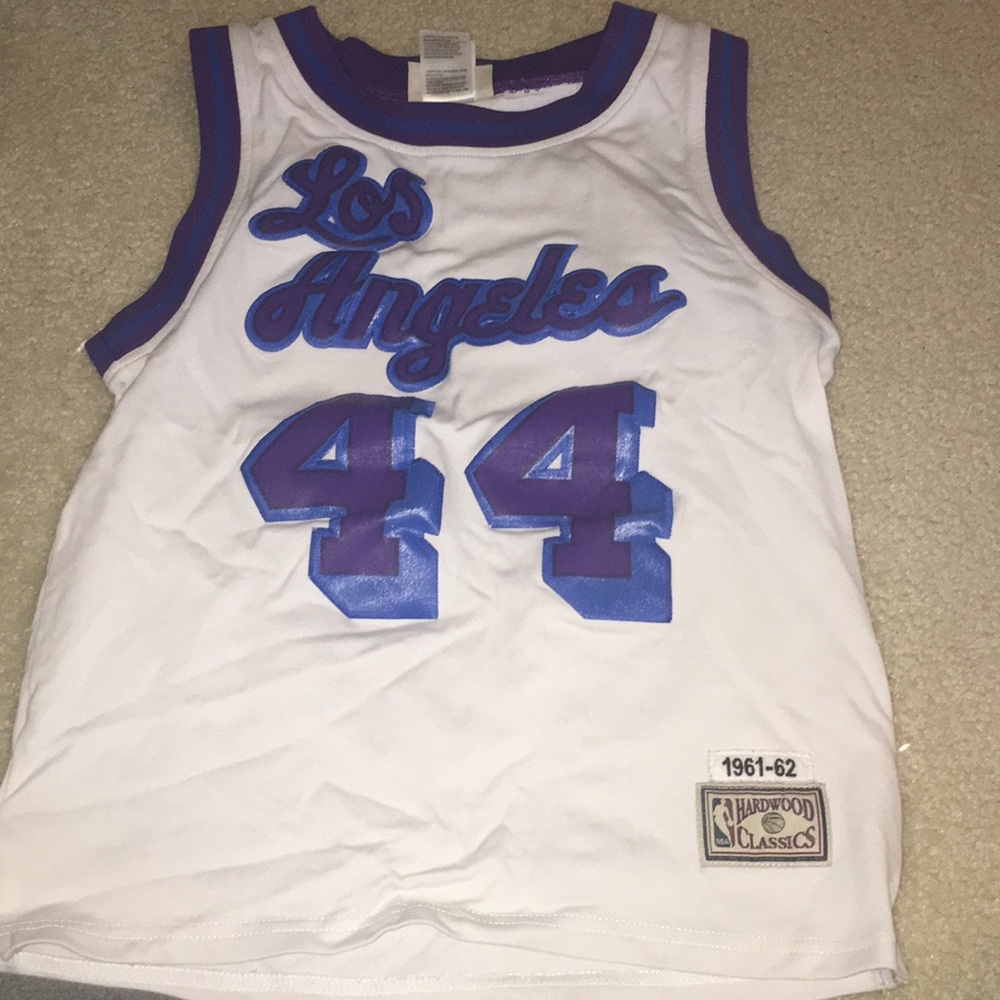 Vintage basketball jersey jerry west
